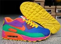 nike air max prm em 90 femme chaussures releases classique pas cher jaune bleu